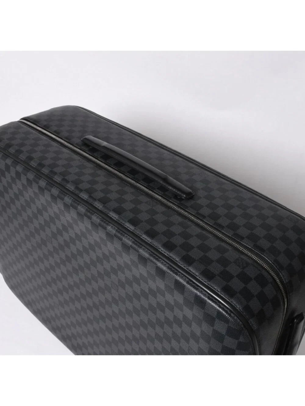 Louis Vuitton Suitcase Carry Case Carrie Damier Graphite Canvas Black Travel Bag